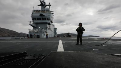 Άσκηση "Μέγας Αλέξανδρος"-Γαλλικό ελικοπτεροφόρο πλοίο