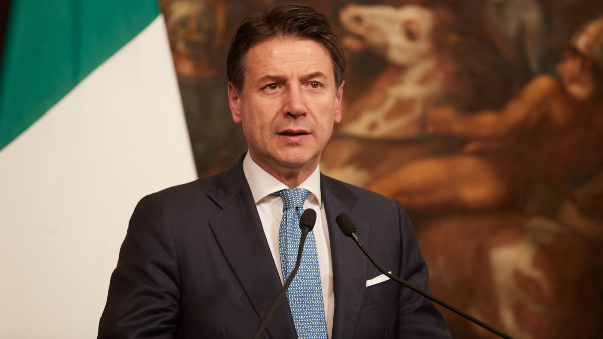 ΙΤΑΛΙΑ ΡΩΜΗ ΠΡΩΘΥΠΟΥΡΓΟΣ ΤΖΙΟΥΖΕΠΕ ΚΟΤΕ GIUSEPPE CONTE