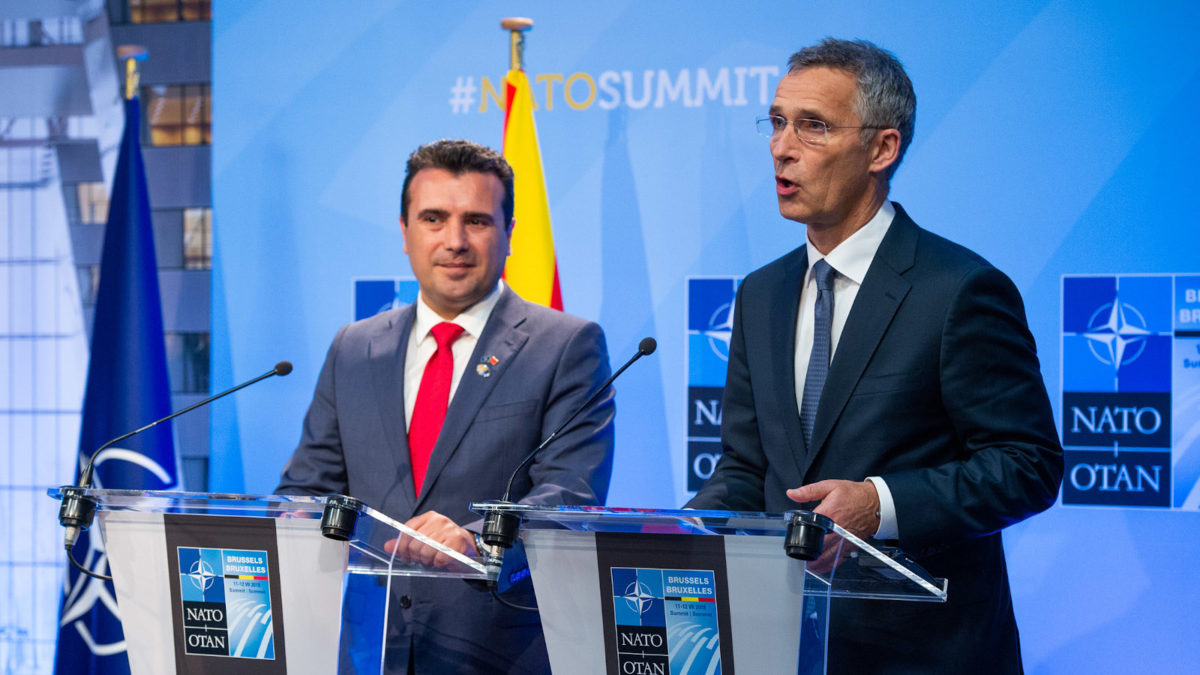 ΝΑΤΟ - Βόρεια Μακεδονία - Ζόραν Ζάεφ - Στόλτεμπέργκ