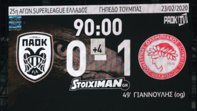 ΠΑΟΚ ΟΣΦΠ 0-1