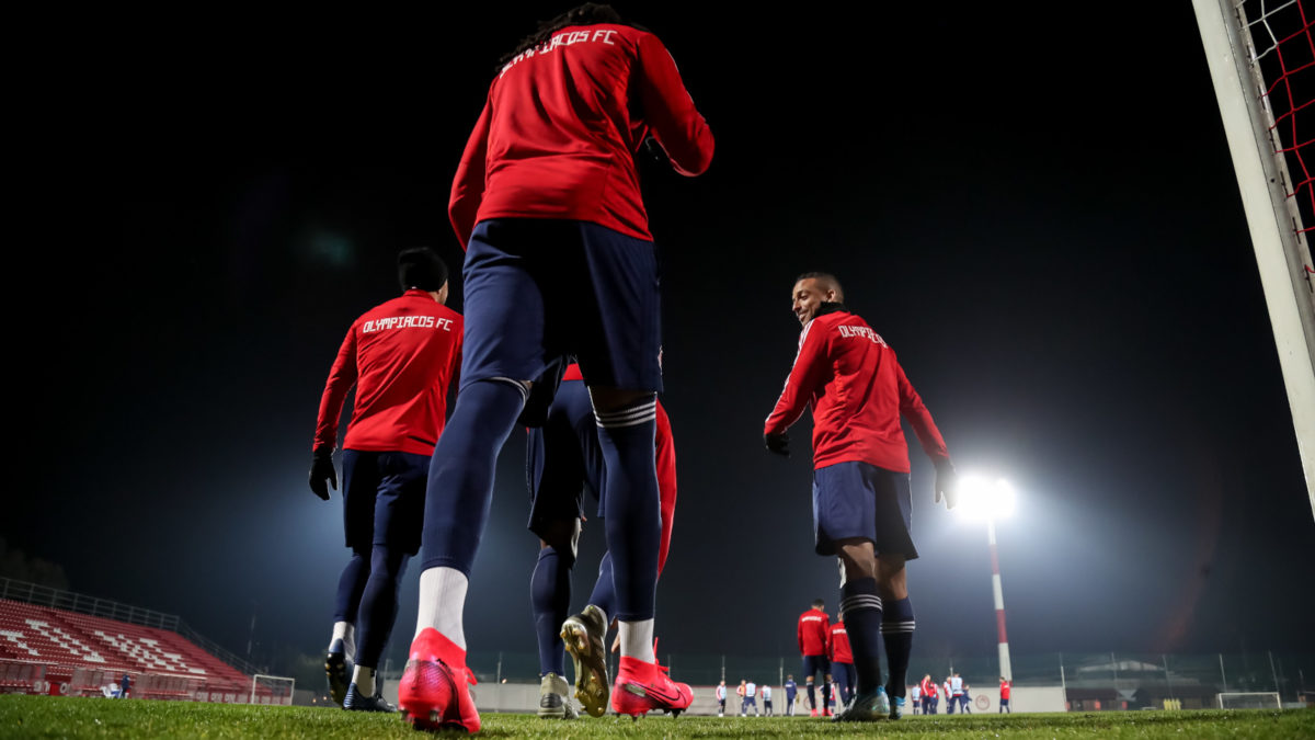 Πρποπόνηση Ολυμπιακού πριν τον αγώνα με την Άρσεναλ