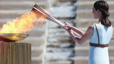 Τελετή Παράδοσης της Ολυμπιακής Φλόγας στην Ιαπωνία
