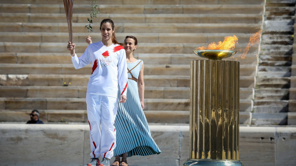 Τελετή Παράδοσης της Ολυμπιακής Φλόγας στην Ιαπωνία