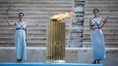 Τελετή Παράδοσης της Ολυμπιακής Φλόγας στην Ιαπωνία