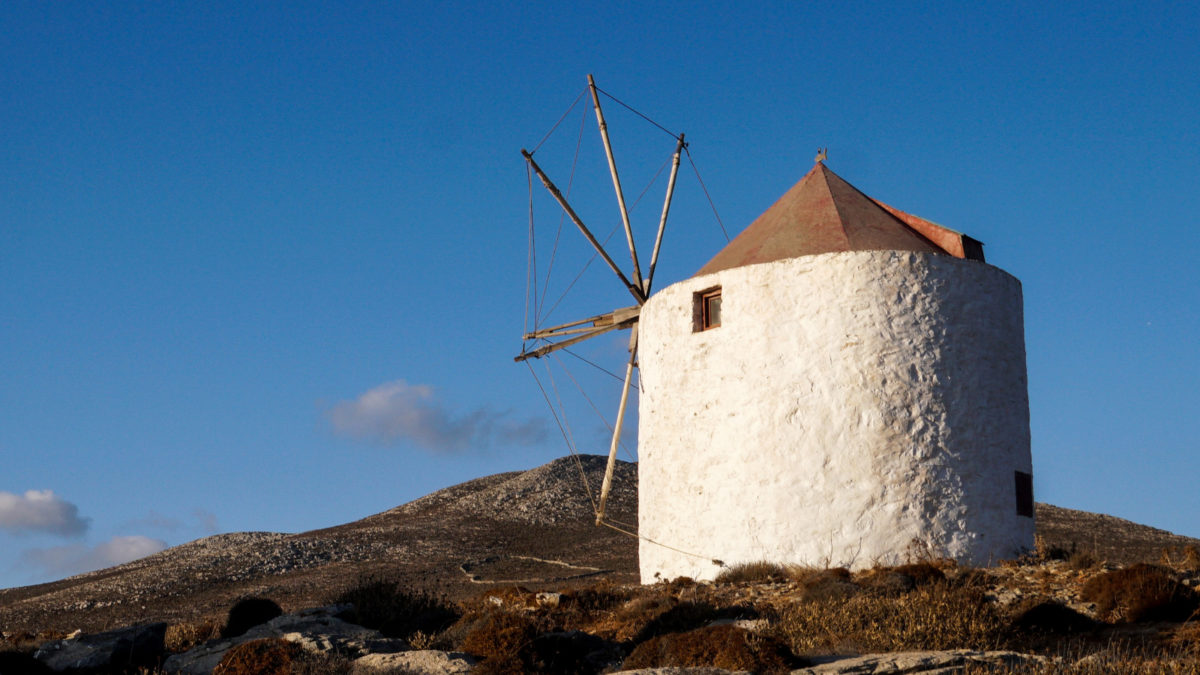 Ανεμόμυλος Κυκλάδες Αμοργός