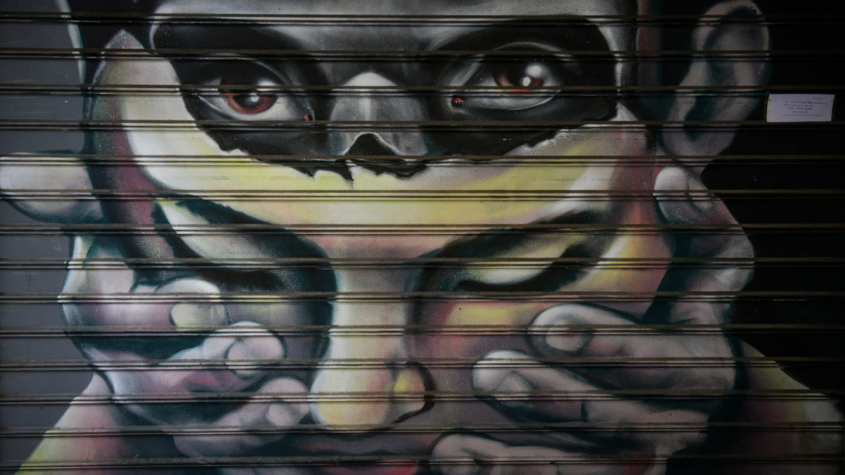 Γκράφιτι Μάσκα στην Αθήνα