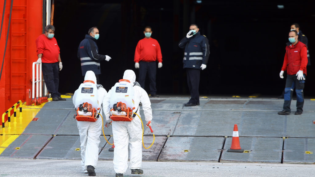 Πλοίο Θεολόγος Π. στη Ραφήνα / Πηγή: Eurokinissi