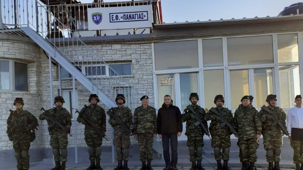 ΥΠΕΘΑ στο φυλάκιο ΠΑΝΑΓΙΑ