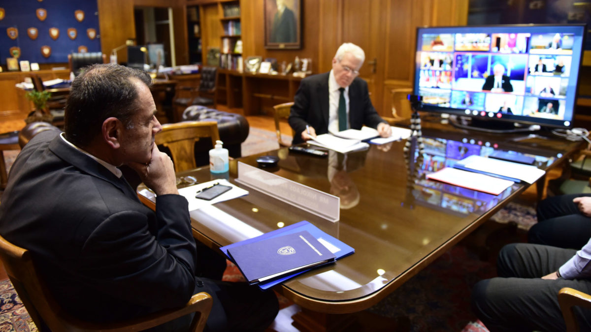 Υπουργοί Άμυνας της ΕΕ σε τηλεδιάσκεψη 6/4/2020
