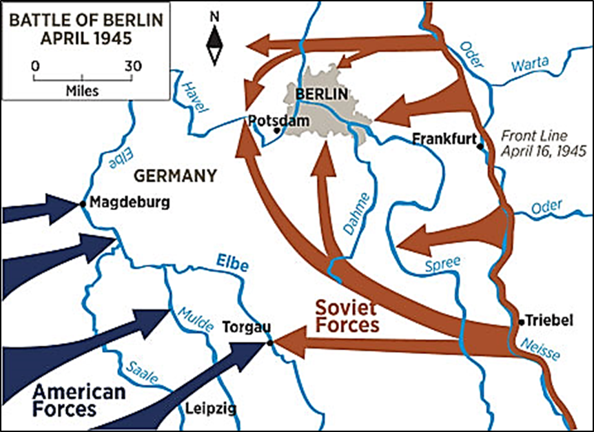 Βερολίνο - χάρτης 1945
