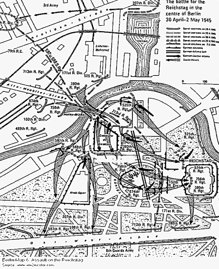 Βερολίνο - χάρτης 1945