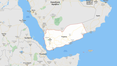 Υεμένη - χάρτης