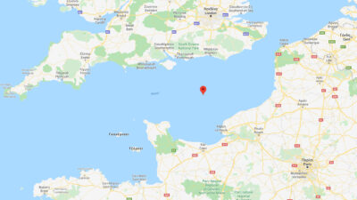 Χάρτης Στενό Μάγχης - English Channel