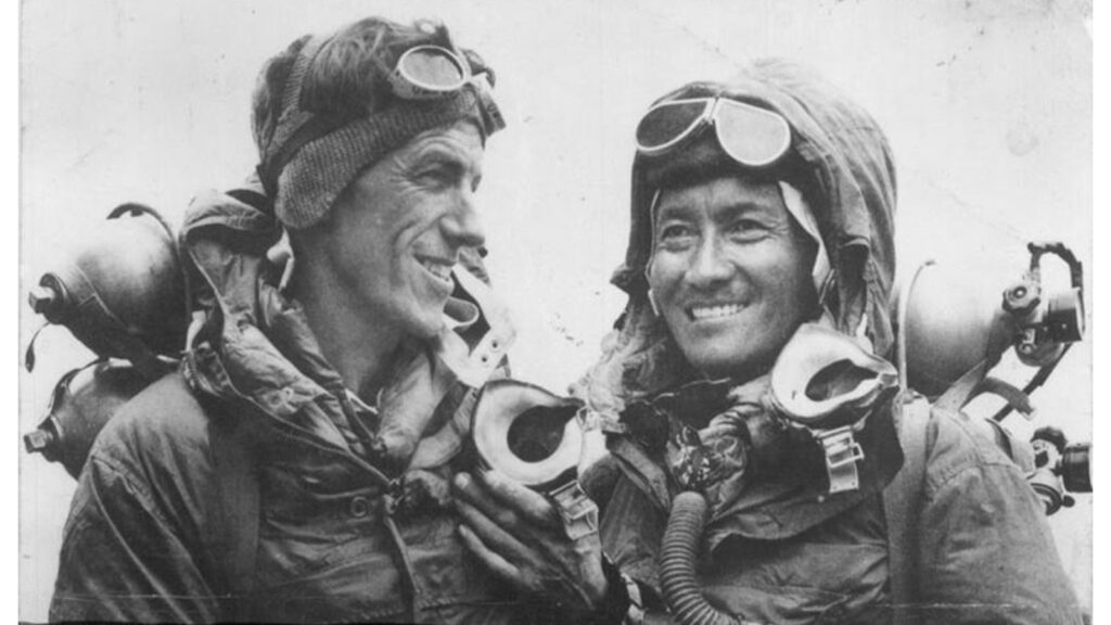 Ορειβασία - Έβερεστ, 1953 - Εντμοντ Πέρσιβαλ Χίλαρι - Σέρπα Τένζινγκ Νόργκεϊ