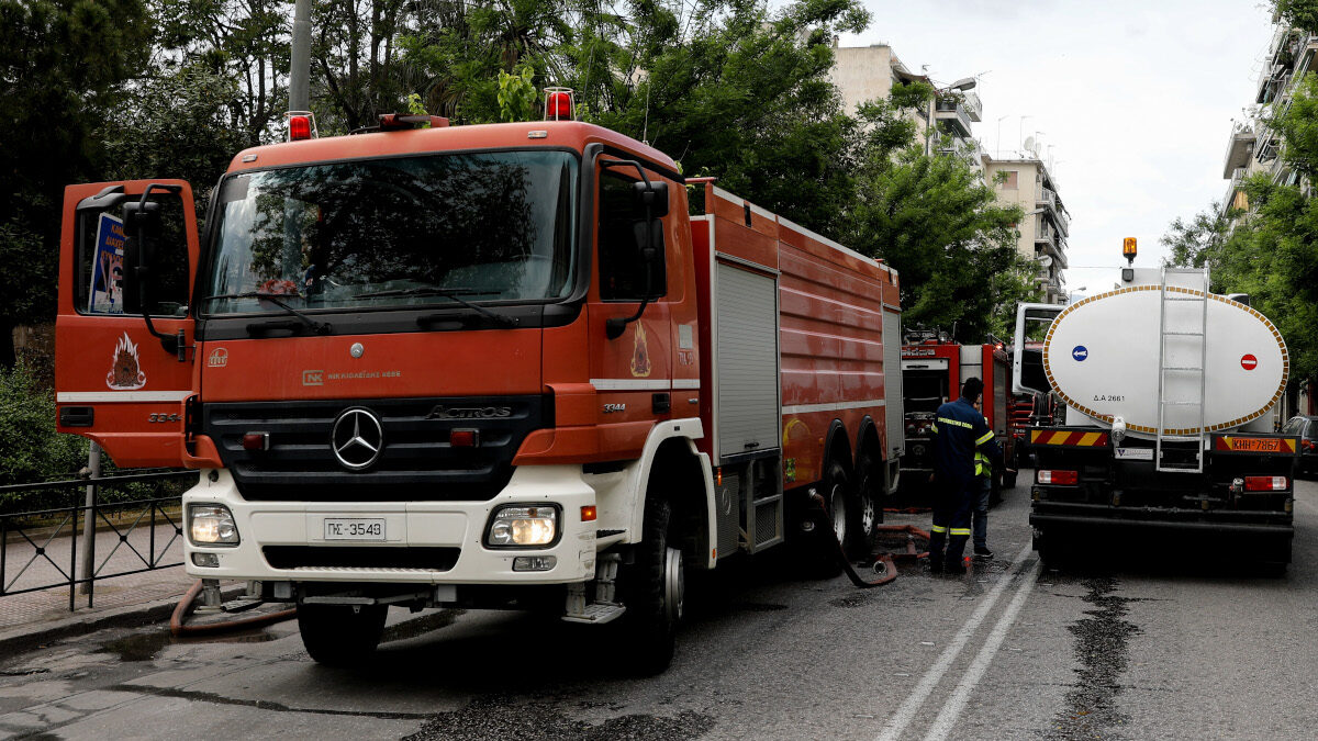 Οχήματα του 1ου Πυροσβεστικού Σταθμού Αθηνών