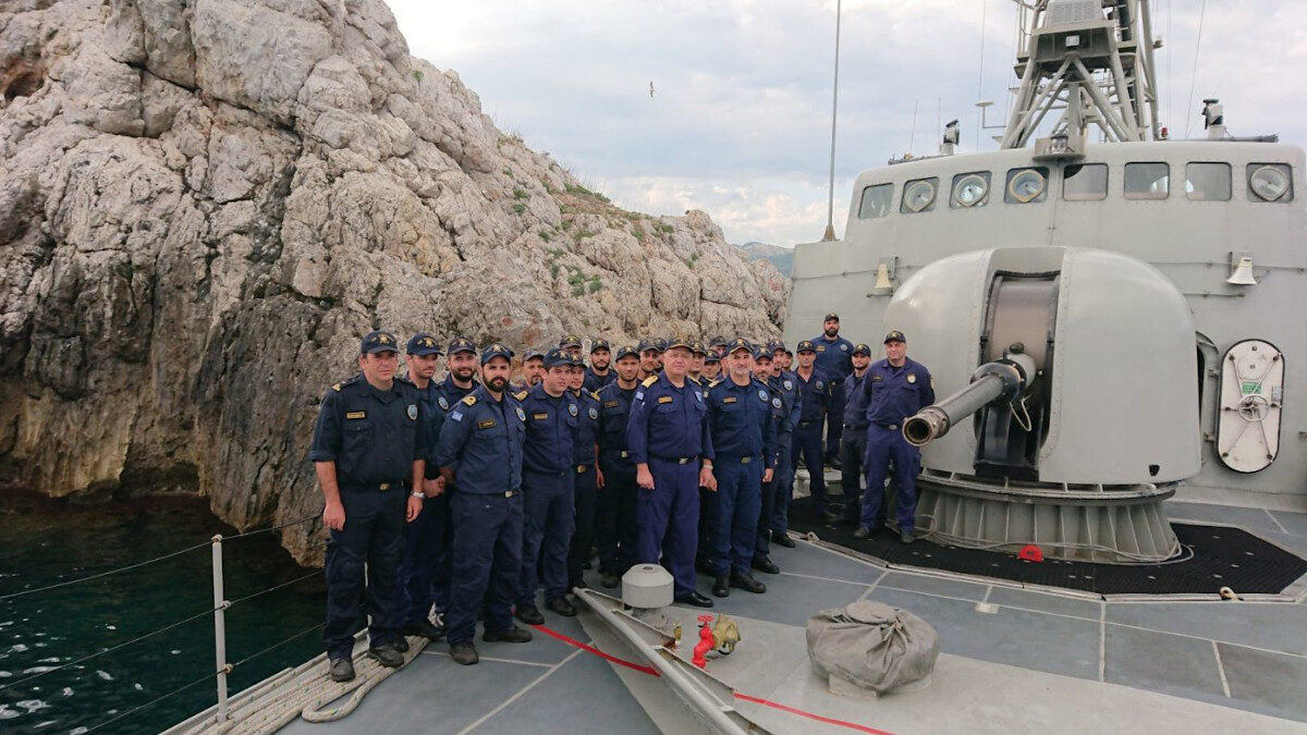 Επίσκεψη Αρχηγού ΓΕΝ σε πλοία και άλλες μονάδες στη Λέσβο