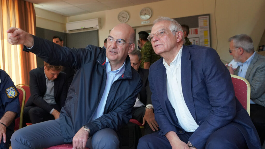 Επίσκεψη Δένδια- Μπορέλ στον Έβρο