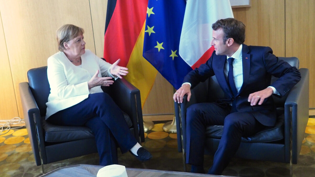 Aπό παλιότερη συνάντηση Α. Μέρκελ και Μ. Μακρόν το 2019