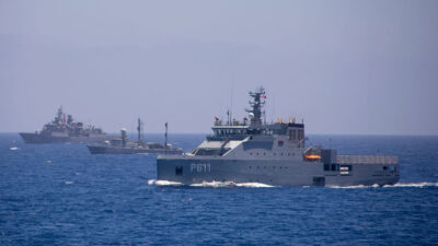 Πλοίο Γενικής Υποστήριξης του Τυνησιακού Πολεμικού Ναυτικού "Syphax" (P611) - Συνεκπαίδευση με Τουρκική Φρεγάτα στο πλαίσιο του ΝΑΤΟ (SNMG2