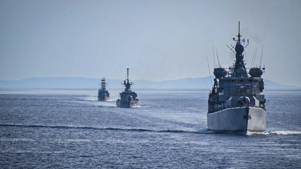 Άσκηση του Πολεμικού Ναυτικού-πλοίο