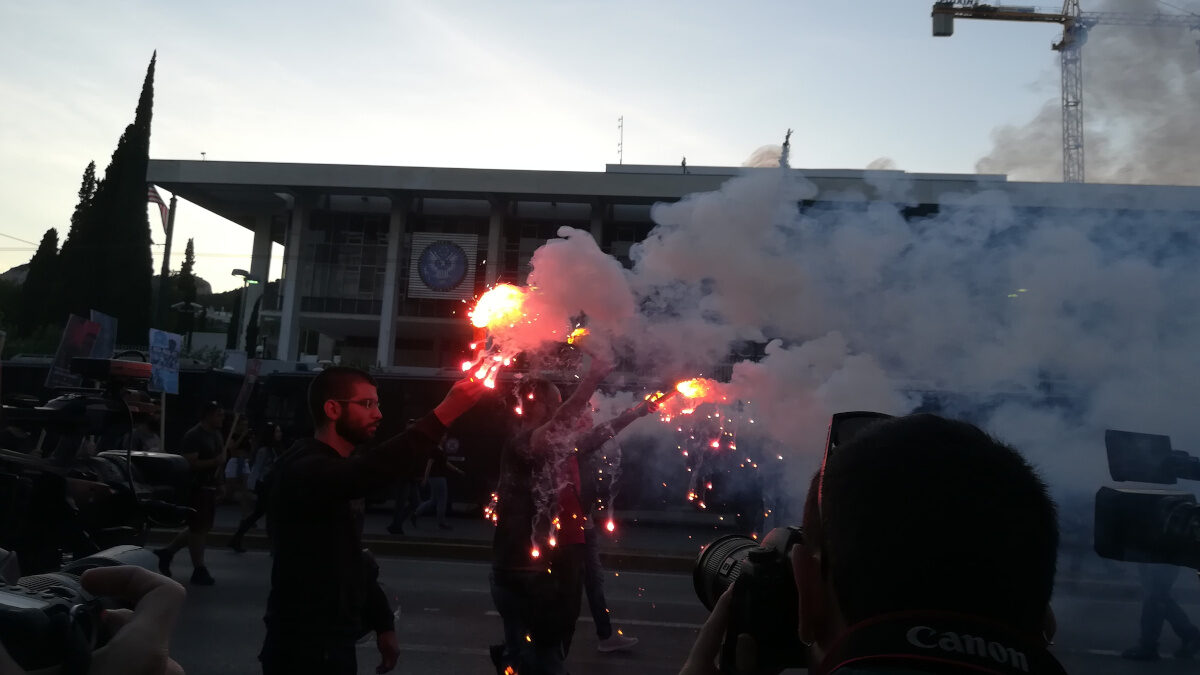 Πορεία Φοιτητών στην Αμερικάνικη Πρεσβεία για το θάνατο του George Floyd