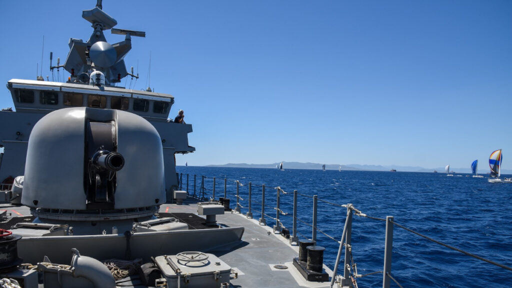 Απονομή επάθλων στους νικητές του 57ου Ράλλυ Αιγαίου στη Ναυτική Διοίκηση Αιγαίου (ΝΔΑ