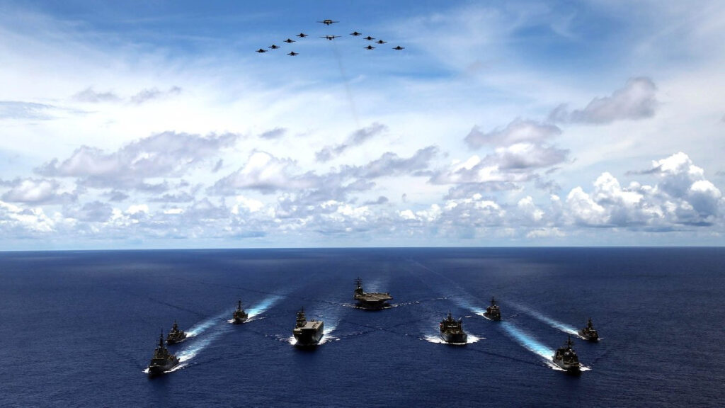 Η Αυστραλία, η Ιαπωνία, συμμετέχουν στις ΗΠΑ για τριμερή ναυτική άσκηση στη Θάλασσα τω Φιλιππίνων