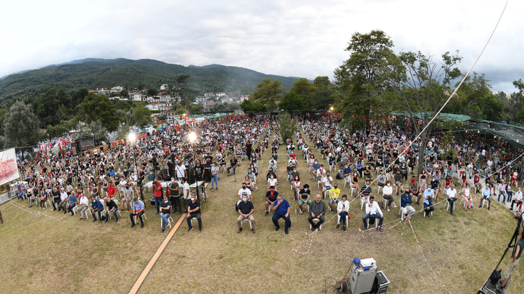 Ο ΓΓ της ΚΕ του ΚΚΕ Δημήτρης Κουτσούμπας στο 29ο Αντιιμπεριαλιστικού Διημέρου της ΚΝΕ - 18/7/2020