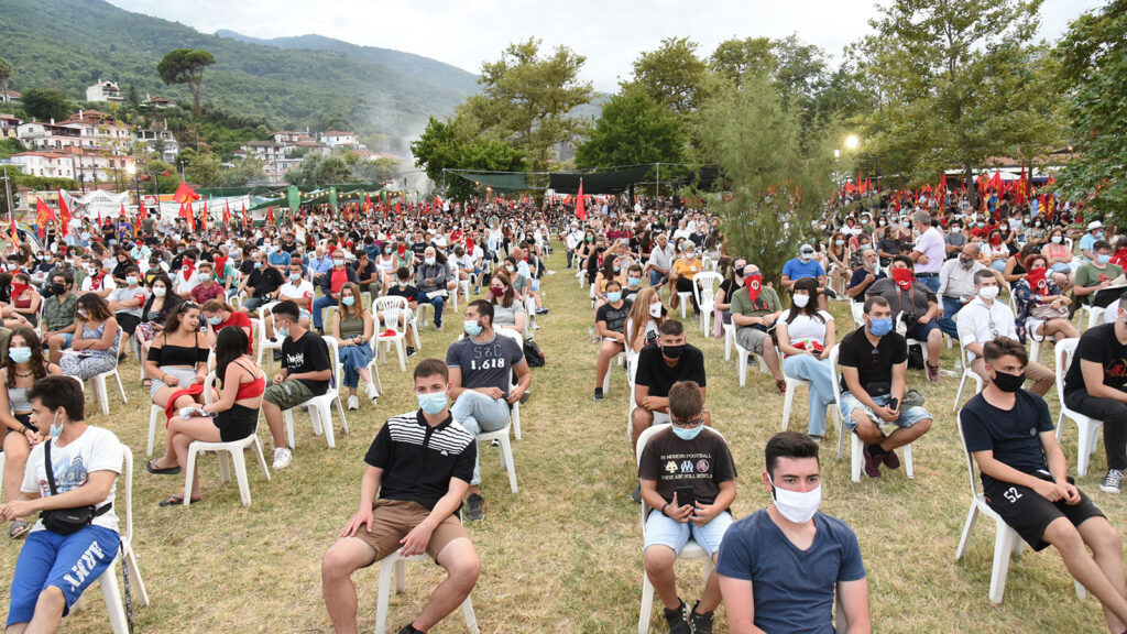 Ο ΓΓ της ΚΕ του ΚΚΕ Δημήτρης Κουτσούμπας στο 29ο Αντιιμπεριαλιστικού Διημέρου της ΚΝΕ - 18/7/2020