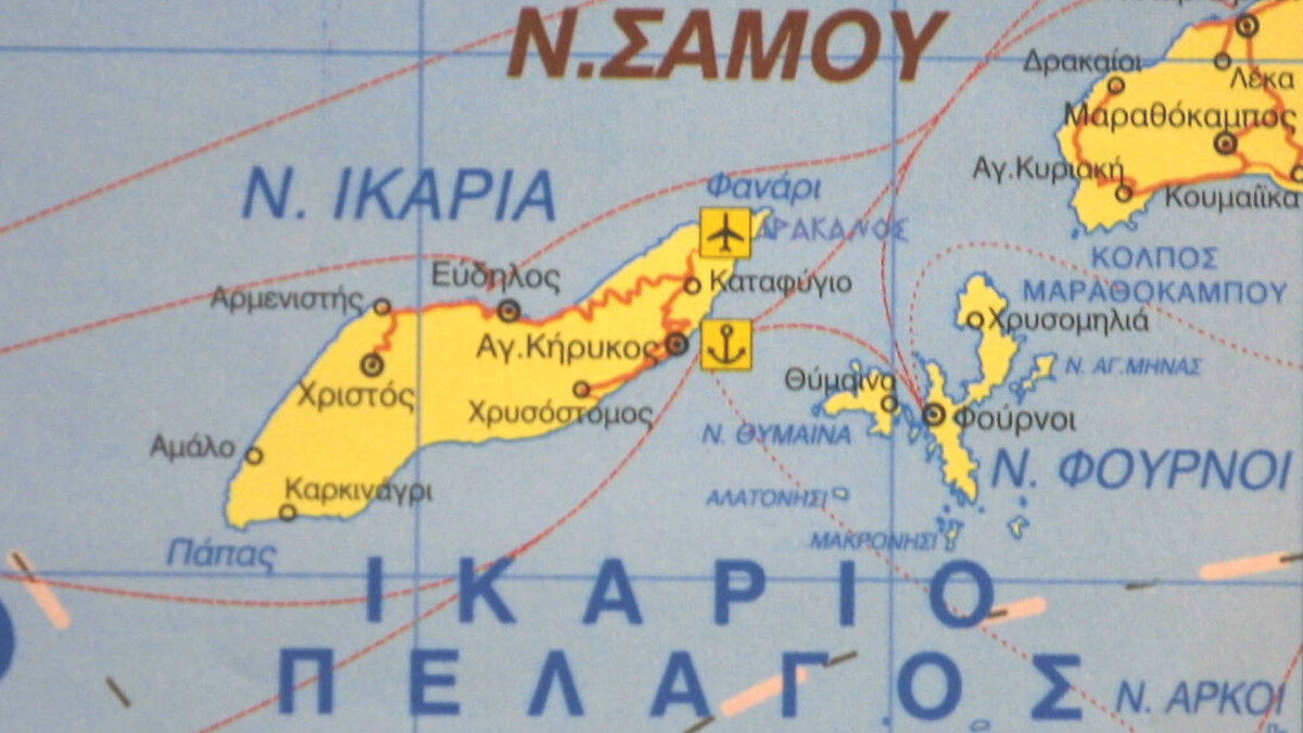Χάρτης Ικαρίας