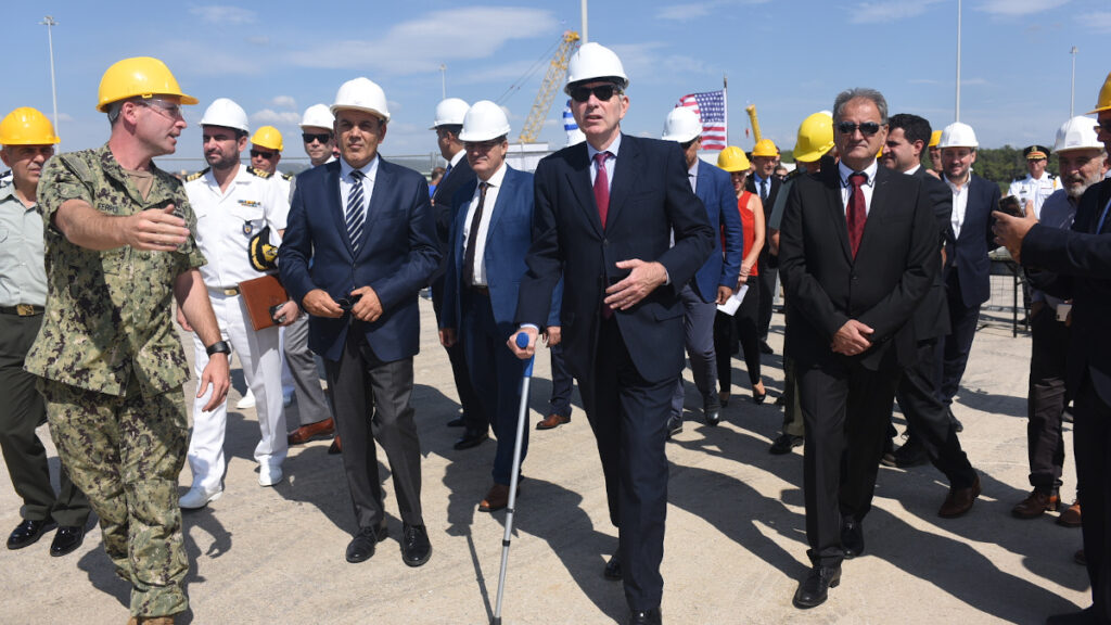Από την επίσκεψη του Αμερικανού Πρέσβη Τζ. Πάιατ στο λιμάνι της Αλεξανδρούπολης- 13/09/19