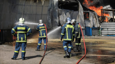 Πυρκαγιά σε εργοστάσιο στον Ασπρόπυργο 19/06/2020