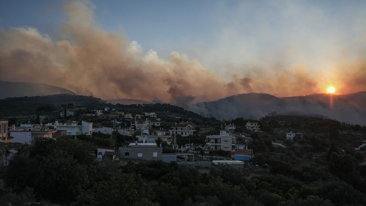 Από την πυρκαγιά στις Κεχριές Κορινθίας
