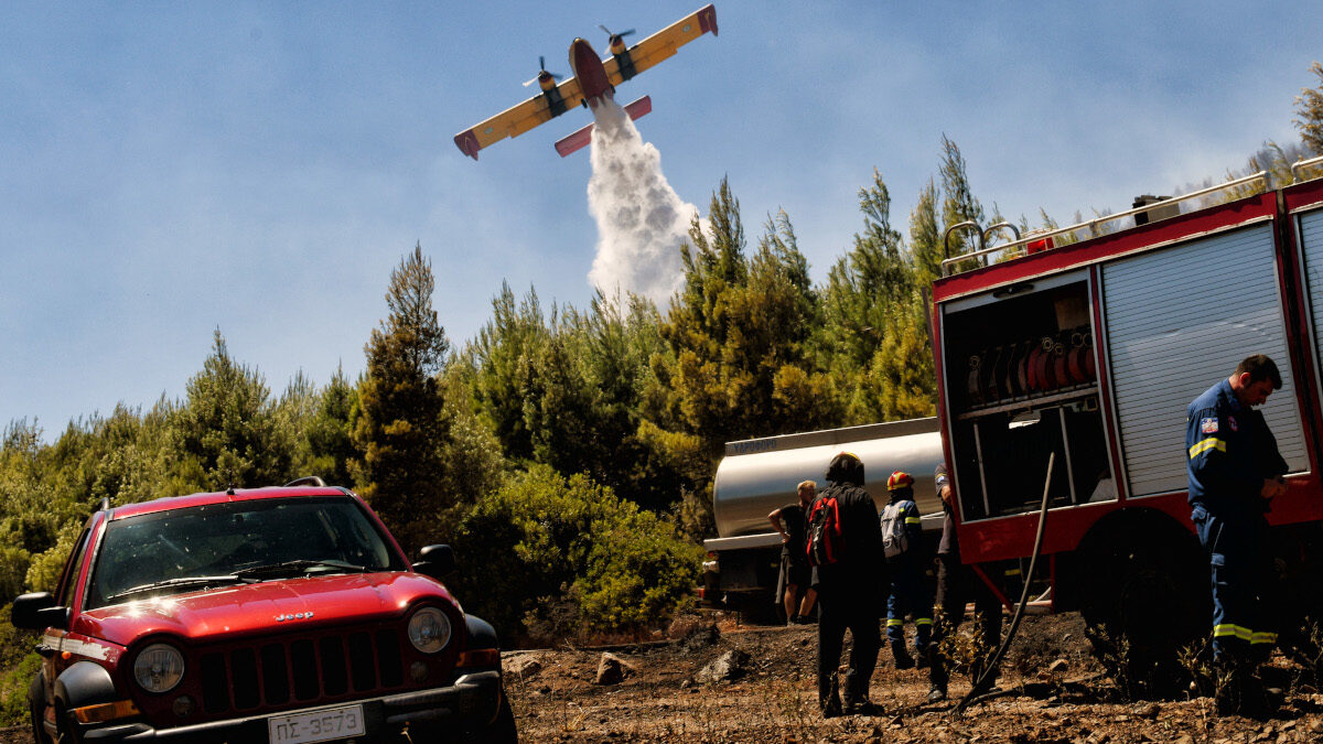 Πυρκαγιά σε Περαχώρα Λουτρακίου - 10-7-2020