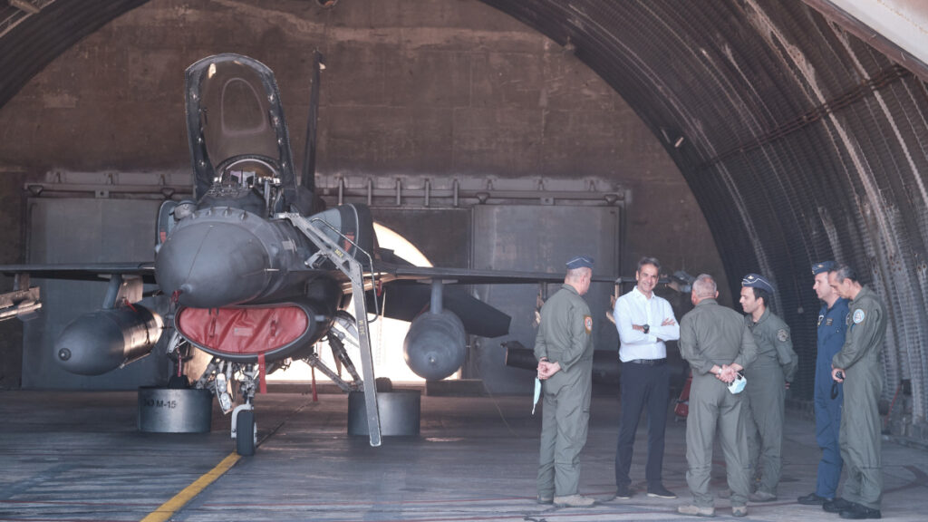 Ο Κ. Μητσοτάκης στην 115 Πτέρυγα Μάχης στη Σούδα 15/8/2020