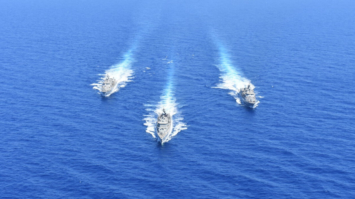 Πλοία - Φρεγάτες - Άσκηση του Πολεμικού Ναυτικού νότια της Κρήτης 25/8/2020