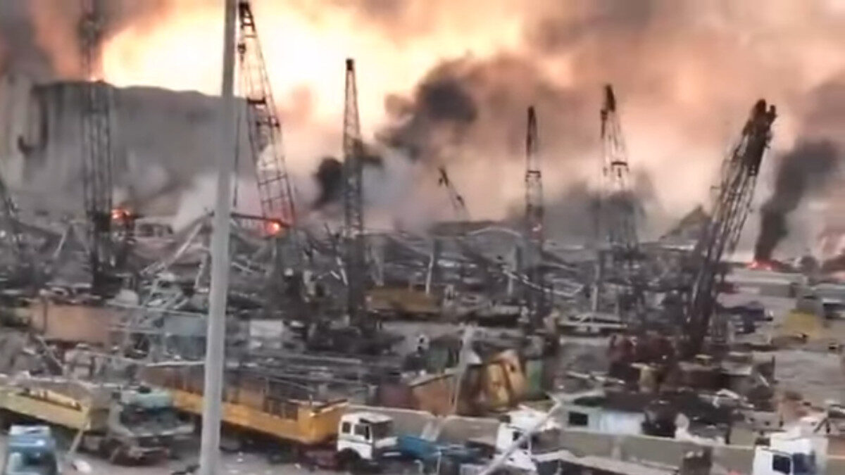 Βηρυτός, Λίβανος - Έκρηξη στο λιμάνι