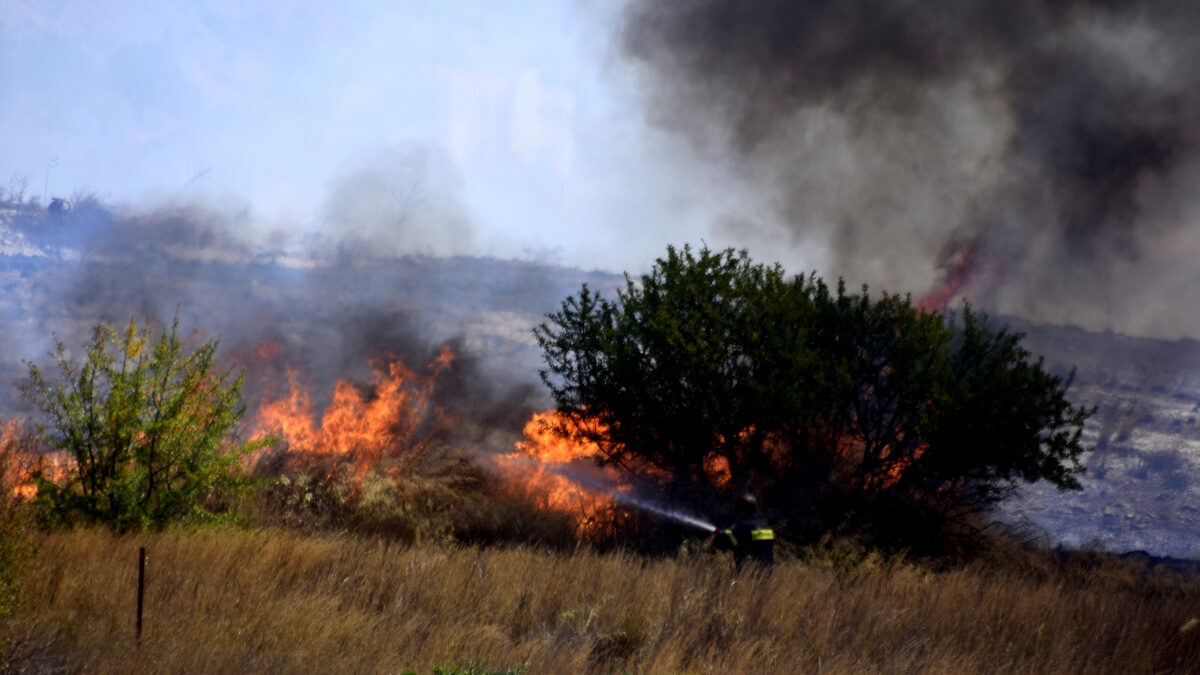 Πυρκαγιά στο Μοναστηράκι Αργολίδας