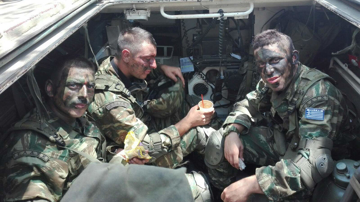 Στρατιώτες ΕΛΔΥΚ σε άσκηση στην Κύπρο