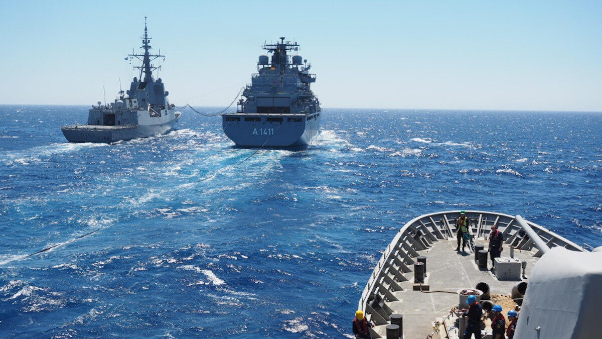 Συνεκπαίδευση μονάδων του Πολεμικού Ναυτικού με την SNMG2