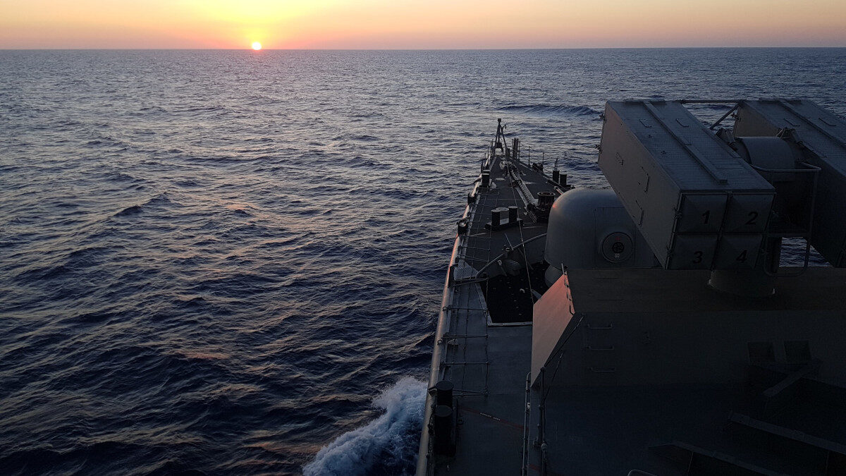 Συνεκπαίδευση μονάδων του Πολεμικού Ναυτικού με το αμερικανικό Αντιτορπιλικό USS WINSTON S. CHURCHILL - 24/8/2020 / Πηγή : Πολεμικό Ναυτικό