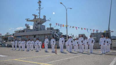 Διοίκηση Ταχέων Σκαφών - Τελετή ονομοταδοσίας κι ένταξης στο Πολεμικό Ναυτικό της Τορπιλακάτου "Υποπλοίαρχος ΚΑΡΑΘΑΝΑΣΗΣ" (P78) / Πηγή: ΓΕΝ