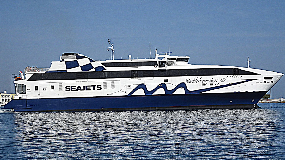 Επιβατικό Οχηματαγωγό Ταχύπλοο Πλοίο Worldchampion JET