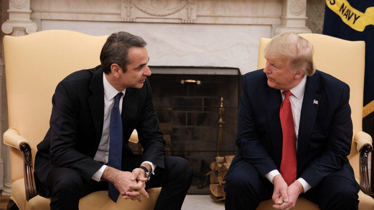 Συνάντηση Ντ. Τραμπ, Προέδρου ΗΠΑ με Κυρ. Μητσοτάκη, Πρωθυπουργού Ελλάδα