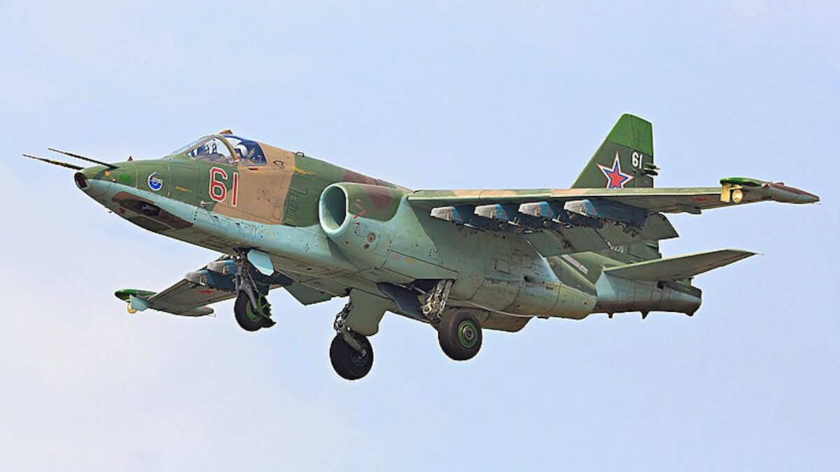 Βομβαρδιστικό Sukhoi-25 (SU-25) της Πολεμικής Αεροπορίας της Ρωσίας