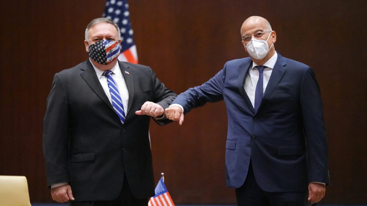 Από τη συνάντηση του Ν. Δένδια με τον Αμερικανό ομόλγό του Μ. Πομπέο