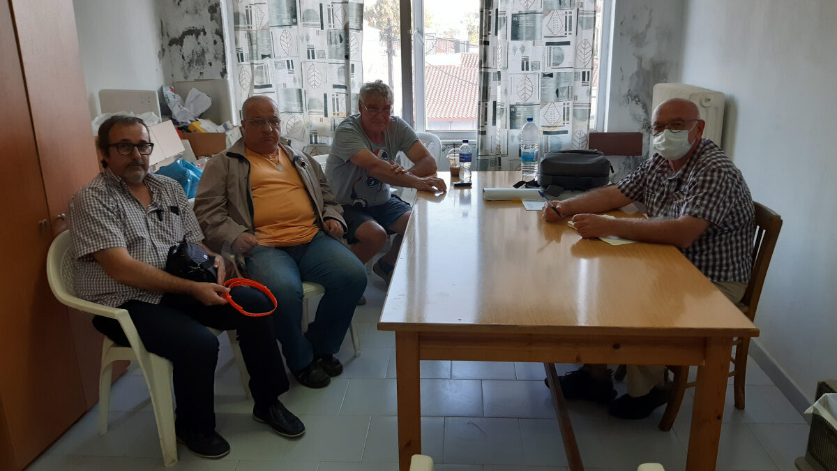 Συνάντηση του ΔΣ των εργαζομένων στο δήμο Λήμνου με συντάκτη του ALT.GR / 20-9-2020