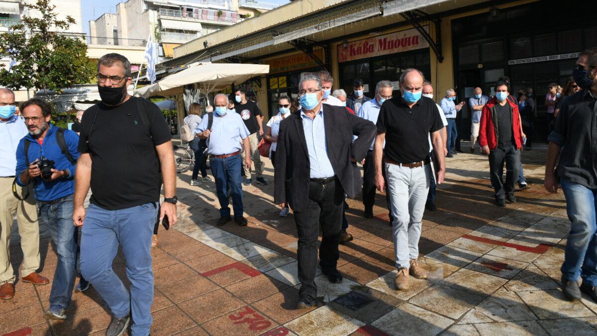 Κουτσούμπας περιοδεία ΚΚΕ Καρδίτσα