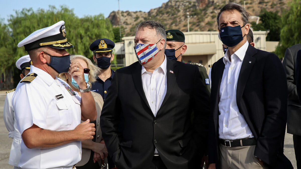 Επίσκεψη Μ. Πομπέο, Υπουργού Εξωτερικών ΗΠΑ και Κ. Μητσοτάκη, Πρωθυπουργού Ελλάδας στη Σούδα - 29/9/202