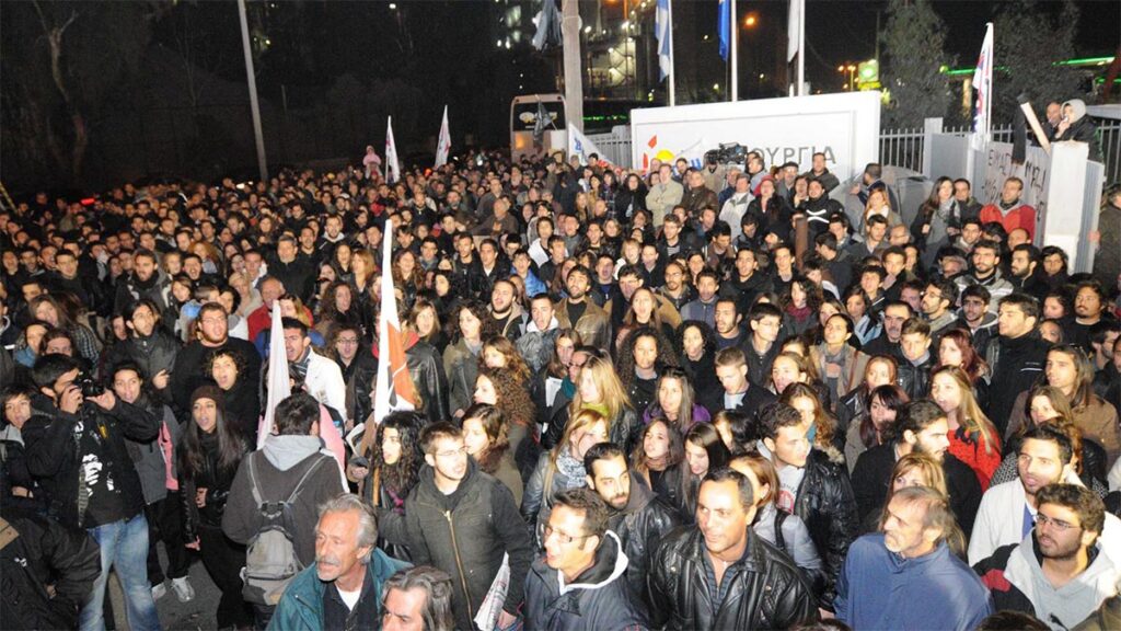 9μηνη Απεργία στη Χαλυβουργία το 2011